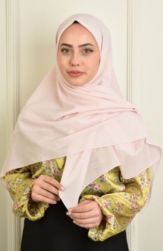 BURDEN İPEK - Alize 130 Cm Scarf Bridal Powder