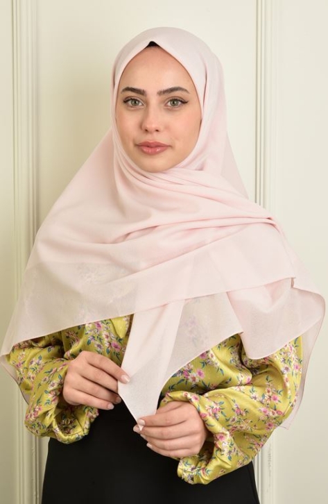 BURDEN İPEK - Alize 130 Cm Scarf Bridal Powder