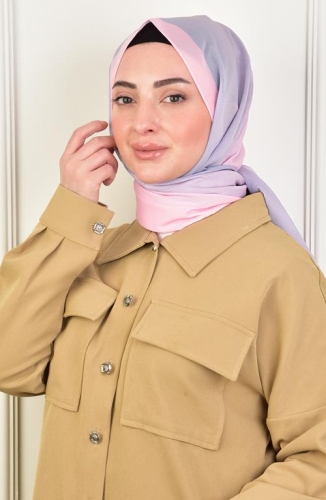 BURDEN İPEK - Alize Degrade Shawl Light Powder BURDEN İPEK - Alize Degrade Shawl Light Powder