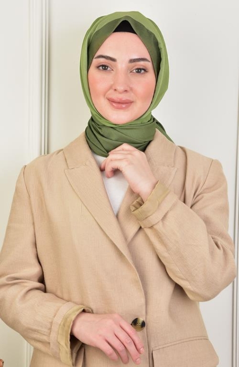 BURDEN İPEK - Alize Gradient Shawl Green