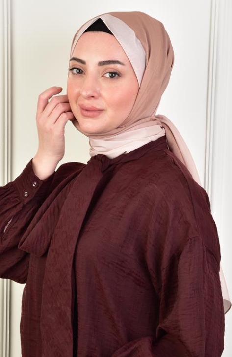 BURDEN İPEK - Alize Gradient Shawl Mink