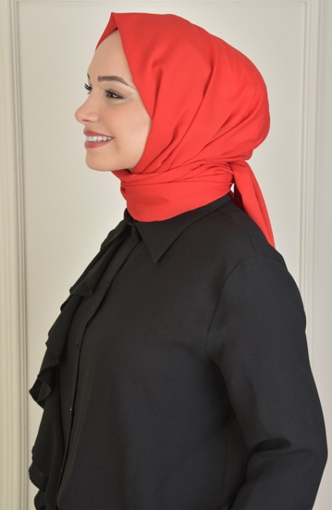 BURDEN İPEK - Alize Shawl Red