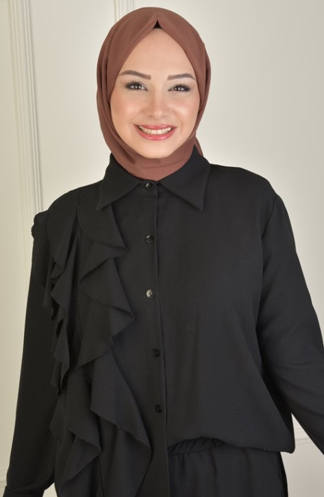 BURDEN İPEK - Alize Shawl Red Brown