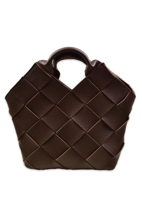 BURDEN İPEK - Amber El & Omuz Çantası Kahve