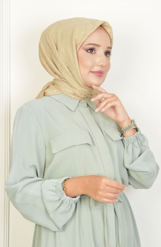 BURDEN İPEK - Bambu Kraş Eşarp Gold