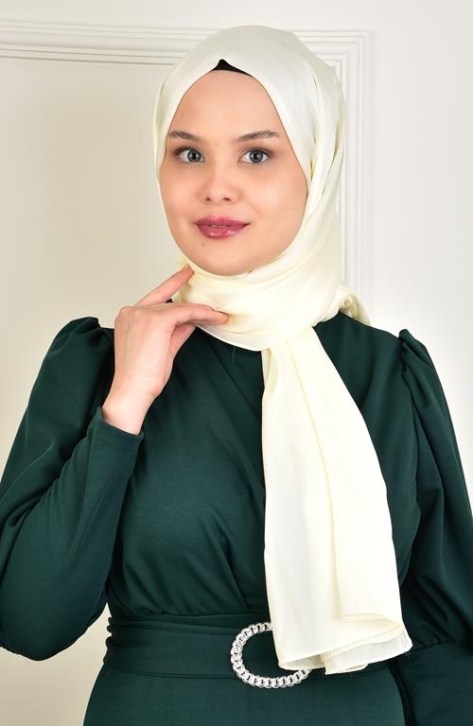 BURDEN İPEK - Brilliant Showy Abiyelik Şal Kum Beji