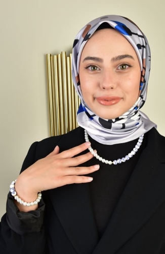 BURDEN İPEK - Cam İncili Seramik Kolye Bileklik