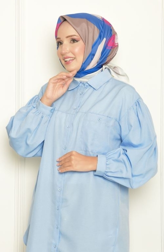 BURDEN İPEK - Camomile Bursa İpeği Desenli Eşarp Ekru