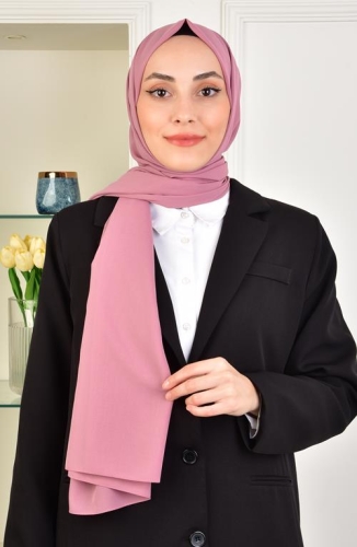 BURDEN İPEK - Chiffon Plain Shawl Dark Rose BURDEN İPEK - Chiffon Plain Shawl Dark Rose
