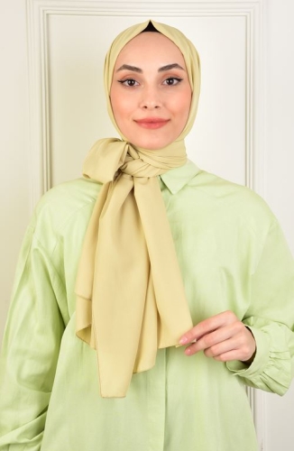 BURDEN İPEK - Chiffon Plain Shawl Woven Green BURDEN İPEK - Chiffon Plain Shawl Woven Green