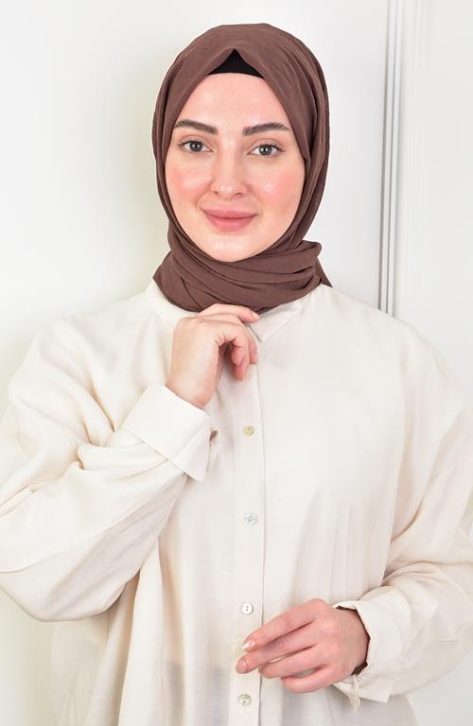 BURDEN İPEK - Comfy Shawl Brown