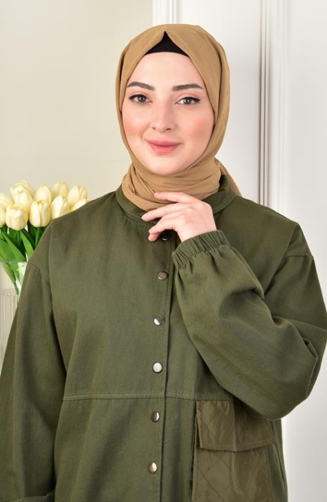 BURDEN İPEK - Comfy Shawl Caramel