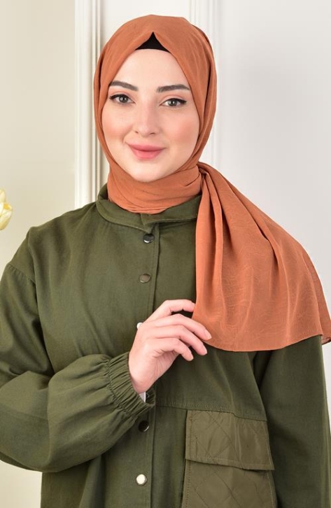 BURDEN İPEK - Comfy Shawl Cinnamon