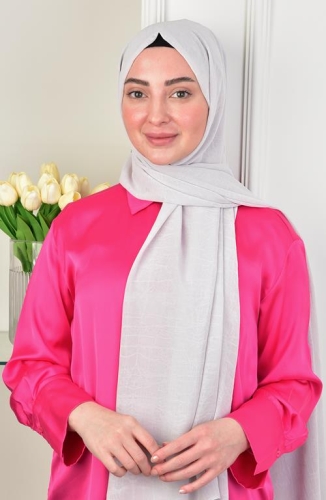 BURDEN İPEK - Comfy Shawl Dark Fog BURDEN İPEK - Comfy Shawl Dark Fog