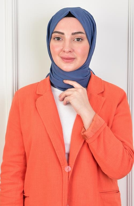 BURDEN İPEK - Comfy Shawl Indigo