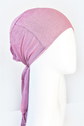 BURDEN İPEK - Dikişsiz Düz Penye Bone Gül