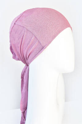 BURDEN İPEK - Dikişsiz Düz Penye Bone Gül