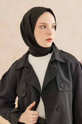 BURDEN İPEK - Ellen Cotton Crush Scarf Black BURDEN İPEK - Ellen Cotton Crush Scarf Black