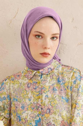 BURDEN İPEK - Ellen Cotton Crush Scarf Lilac