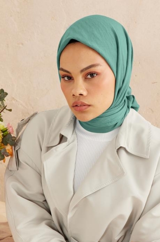 BURDEN İPEK - Ellen Cotton Crush Scarf Mint BURDEN İPEK - Ellen Cotton Crush Scarf Mint