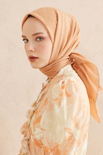 BURDEN İPEK - Ellen Cotton Crush Scarf Onion Peel BURDEN İPEK - Ellen Cotton Crush Scarf Onion Peel