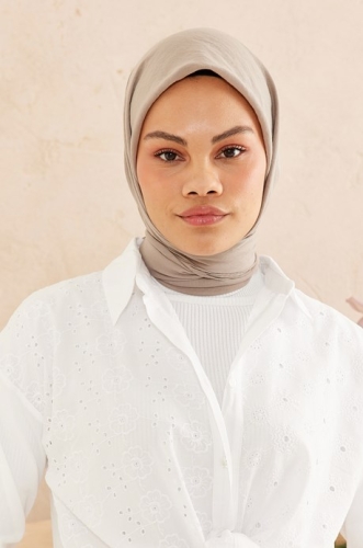 BURDEN İPEK - Ellen Cotton Crush Scarf Stone BURDEN İPEK - Ellen Cotton Crush Scarf Stone