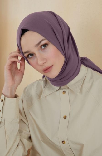 BURDEN İPEK - Ellen Cotton Crush Shawl Grape Jam