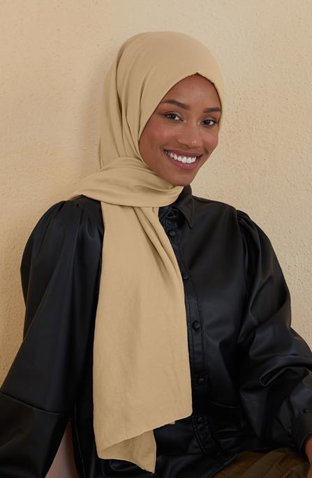 BURDEN İPEK - Ellen Cotton Crush Shawl Hot Sand BURDEN İPEK - Ellen Cotton Crush Shawl Hot Sand