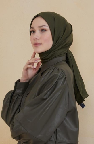 BURDEN İPEK - Ellen Cotton Crush Shawl Khaki BURDEN İPEK - Ellen Cotton Crush Shawl Khaki