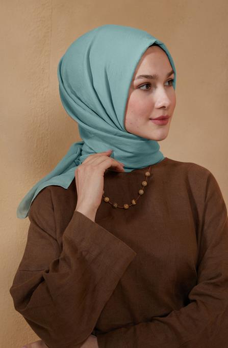 BURDEN İPEK - Ellen Cotton Crush Shawl Mint BURDEN İPEK - Ellen Cotton Crush Shawl Mint
