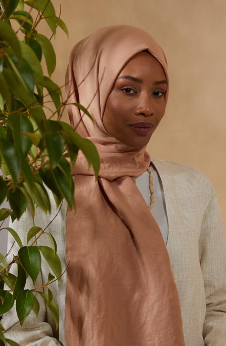 BURDEN İPEK - Ellen Cotton Crush Shawl Onion Peel BURDEN İPEK - Ellen Cotton Crush Shawl Onion Peel