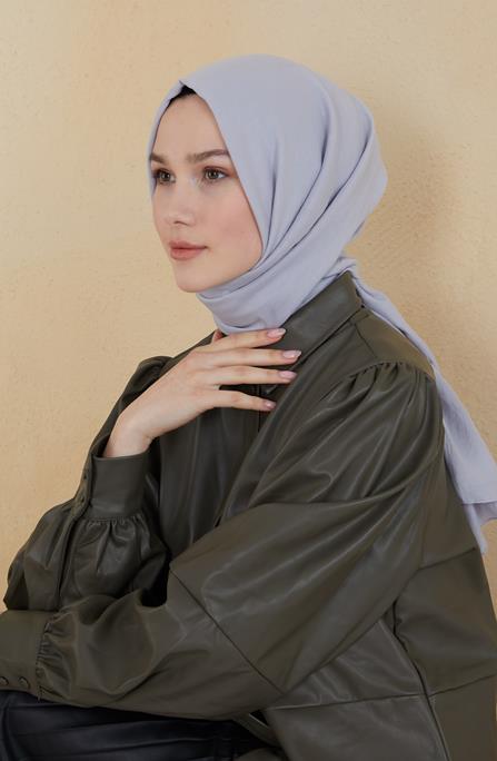 BURDEN İPEK - Ellen Cotton Crush Shawl Silver BURDEN İPEK - Ellen Cotton Crush Shawl Silver