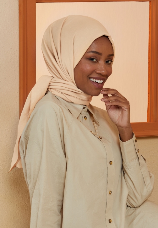 BURDEN İPEK - Ellen Cotton Crush Shawl Sun BURDEN İPEK - Ellen Cotton Crush Shawl Sun