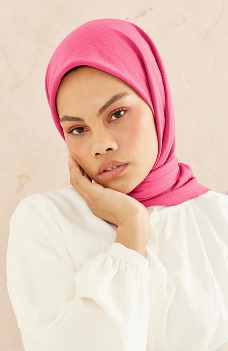 BURDEN İPEK - Ellen Cotton Knee Scarf Fuchsia BURDEN İPEK - Ellen Cotton Knee Scarf Fuchsia