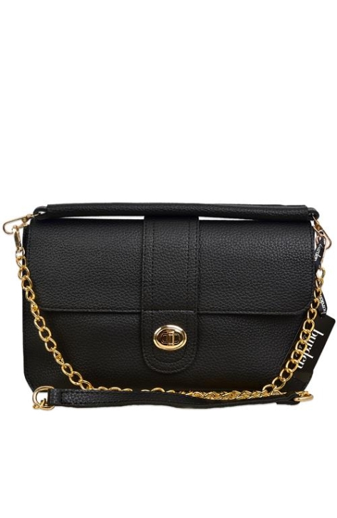 BURDEN İPEK - Envelope Model Hand & Cross Shoulder Bag Black