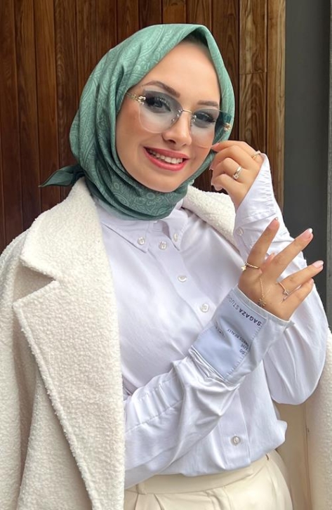 BURDEN İPEK - Etnik Desenli Soft Eşarp Yeşil