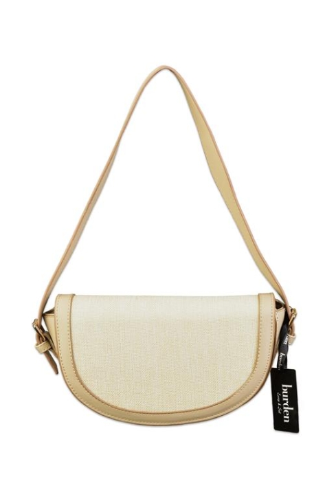 BURDEN İPEK - Flap Shoulder Bag Mink