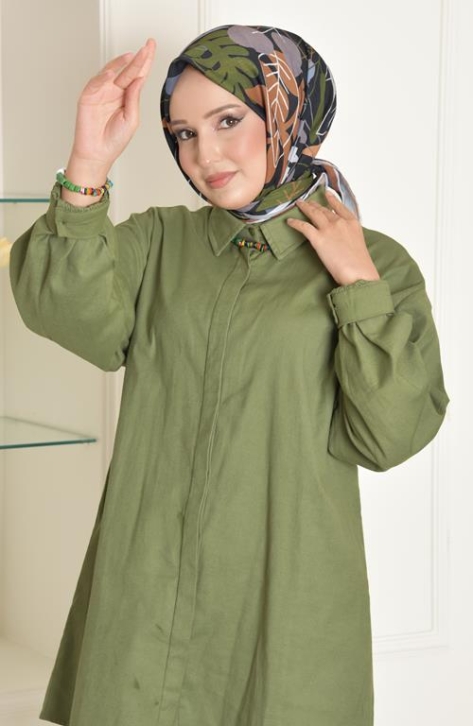 BURDEN İPEK - Floral Soft Pamuksu Desenli Eşarp Kahve