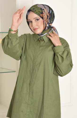 BURDEN İPEK - Floral Soft Pamuksu Desenli Eşarp Kahve