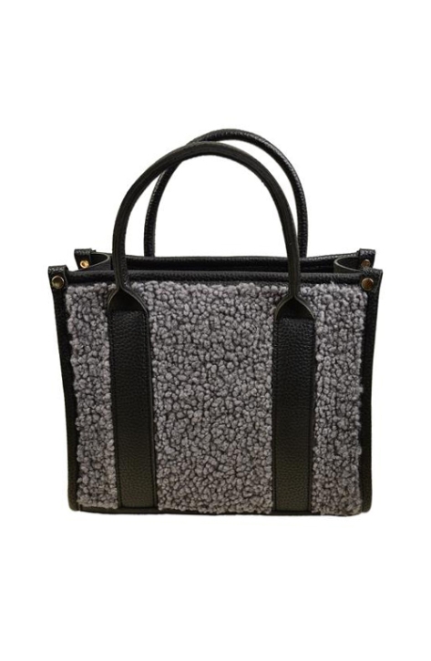 BURDEN İPEK - Fluffy Bag Anthracite