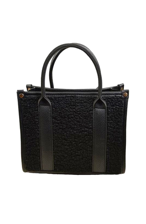BURDEN İPEK - Fluffy Bag Black