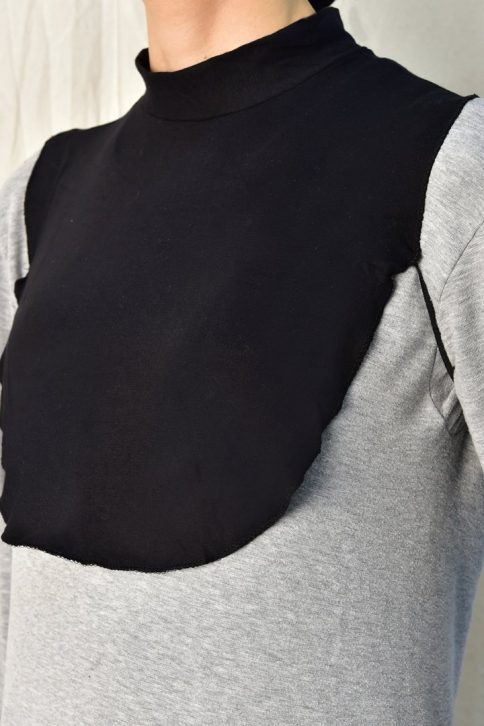 BURDEN İPEK - Hijab Collar Black