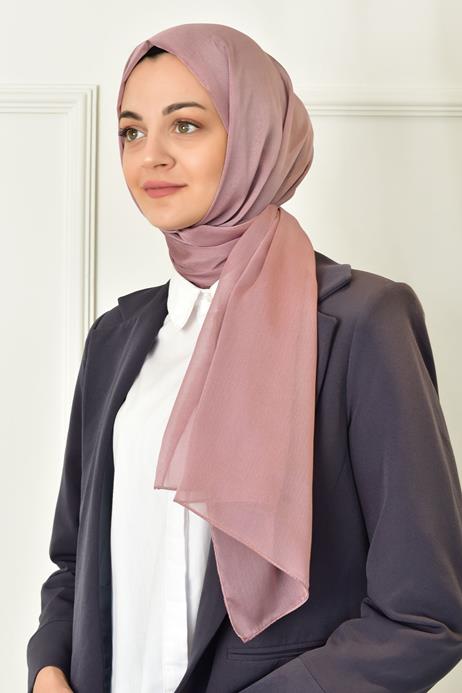 BURDEN İPEK - Janjan Düz Abiyelik Şal Kül Pembe BURDEN İPEK - Janjan Düz Abiyelik Şal Kül Pembe