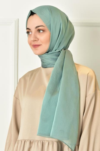 BURDEN İPEK - Janjan Plain Evening Dress Shawl Çağla