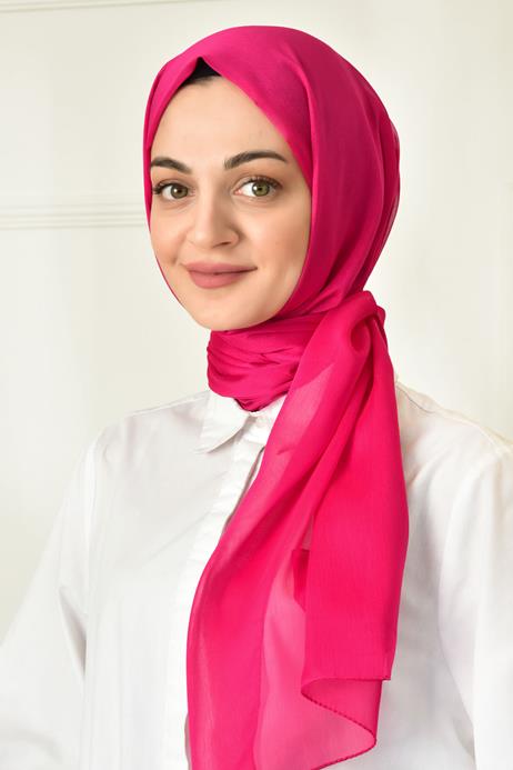 BURDEN İPEK - Janjan Plain Evening Dress Shawl Fuchsia BURDEN İPEK - Janjan Plain Evening Dress Shawl Fuchsia