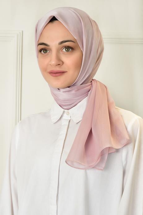 BURDEN İPEK - Janjan Plain Evening Dress Shawl Gülpembe BURDEN İPEK - Janjan Plain Evening Dress Shawl Gülpembe