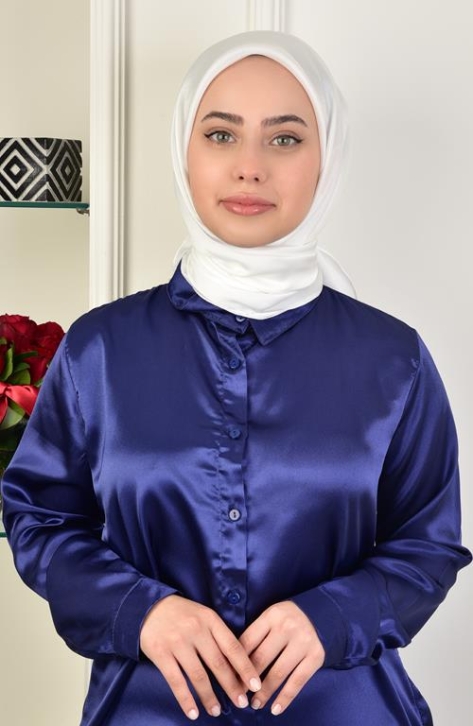 BURDEN İPEK - Janjan Satin Evening Dress Scarf Ecru BURDEN İPEK - Janjan Satin Evening Dress Scarf Ecru