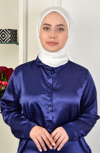 BURDEN İPEK - Janjan Satin Evening Dress Scarf Ecru BURDEN İPEK - Janjan Satin Evening Dress Scarf Ecru