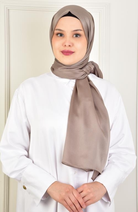 BURDEN İPEK - Janjan Satin Evening Dress Shawl Stone BURDEN İPEK - Janjan Satin Evening Dress Shawl Stone