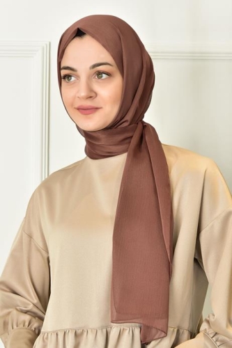 BURDEN İPEK - Janjan Shawl Brown BURDEN İPEK - Janjan Shawl Brown